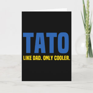 Ukrainian Tato. Ukraine Dad. Father Card