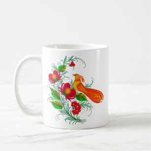 Ukrainian traditional Petrikivka art  Coffee Mug