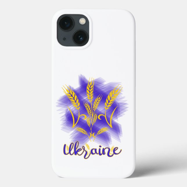 Ukrainian trident made of wheat ear Case-Mate iPhone case (Back)