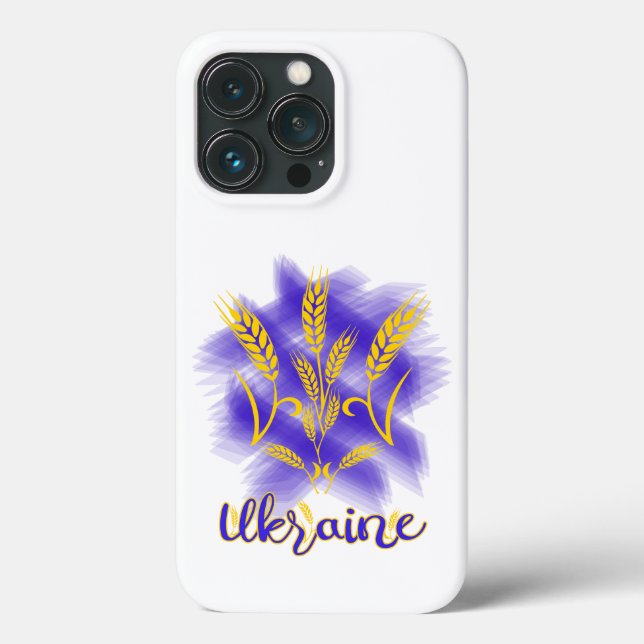 Ukrainian trident made of wheat ear Case-Mate iPhone case (Back)