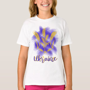 Ukrainian trident made of wheat ear T-Shirt