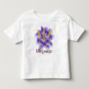 Ukrainian trident made of wheat ear toddler T-Shirt