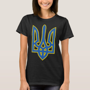 Ukrainian Trident Shirt Tryzub Ukraine Army Green