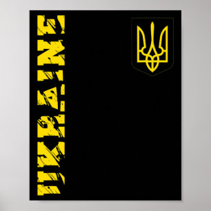Ukrainian Trident Ukraine Shirt Tryzub Support Gif Poster