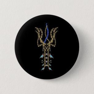 Ukrainian Trysub Retro Spikelets Birds Ukraine Vys 6 Cm Round Badge