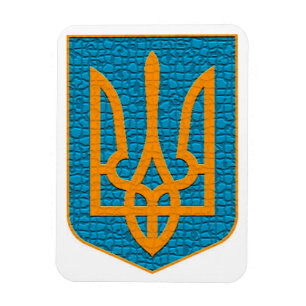 Ukrainian Tryzub Magnet