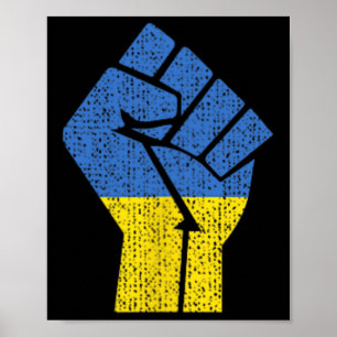 Ukrainian Ukraine Flag For Men Women Kids  Poster