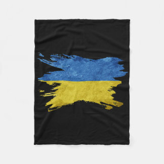 Ukrainian Ukraine Flag Vintage Ukraine Flag 1 Fleece Blanket