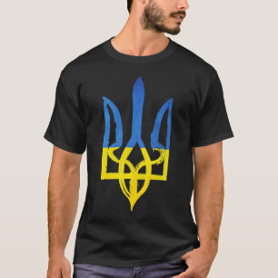 Ukrainian vintage trident the pocket heart support T-Shirt