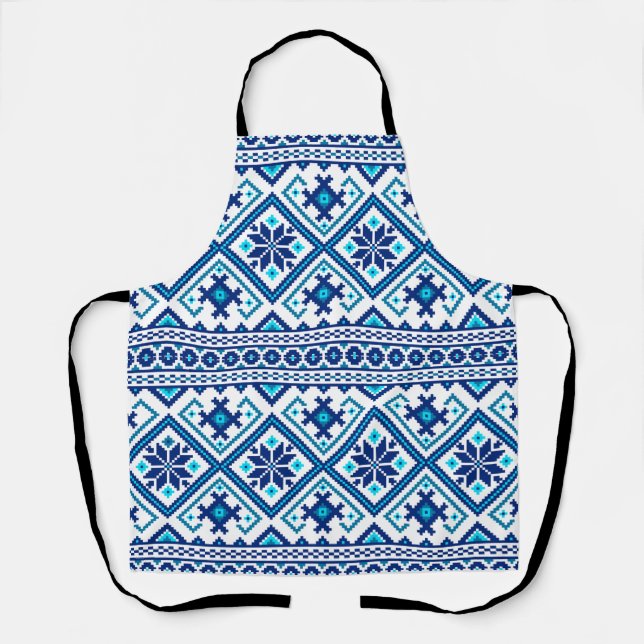 Ukrainian vushuvanka traditional folk art pattern. apron (Front)
