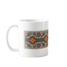 Ukrainian Vyshyvanka Flower Embroidery Mug