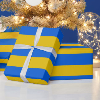 Ukrainian Wrapping Paper | Ukraine Flag Gift Wrap