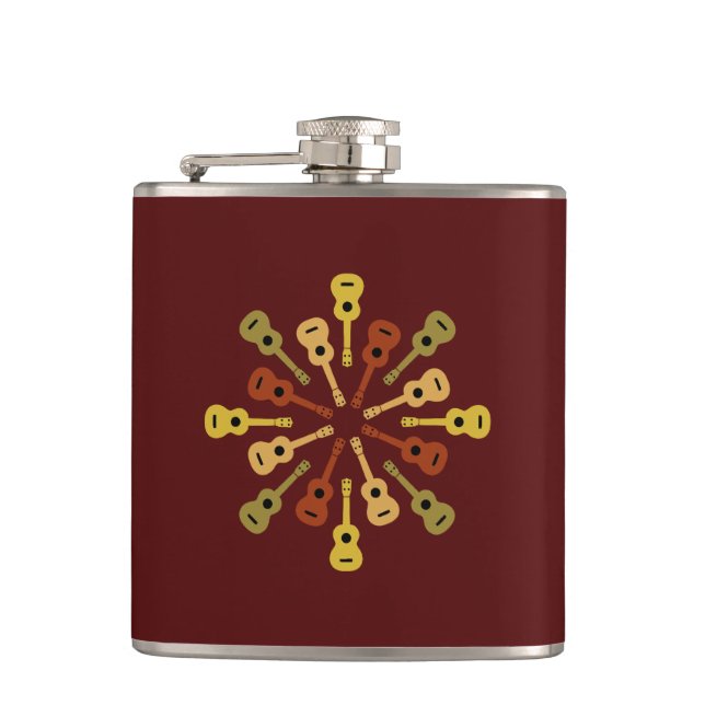 Ukulele custom flask (Front)