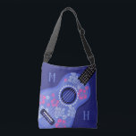 Ukulele custom monogram bags<br><div class="desc">Original image by freepik.com (used with license). See my store for more music items.</div>