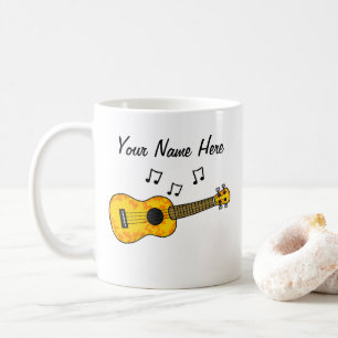 Ukulele Custom Mug Uke Player Musician Gift