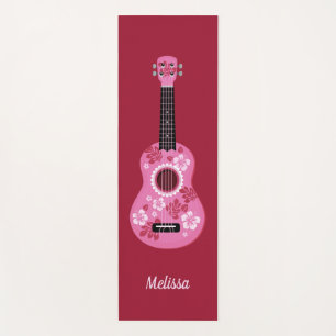 Ukulele custom name yoga mat
