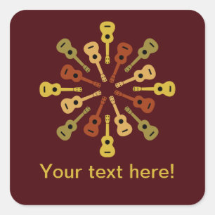 Ukulele custom stickers