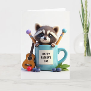 Ukulele Fathers Day Gift Card