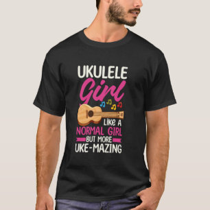 Ukulele Girl Uke Hawaiian Ukulele Player T-Shirt