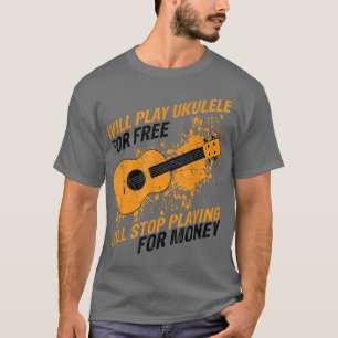 Ukulele guitar music concert guitarist gift for mu T-Shirt