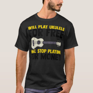Ukulele guitar music musician guitarist gift for m T-Shirt