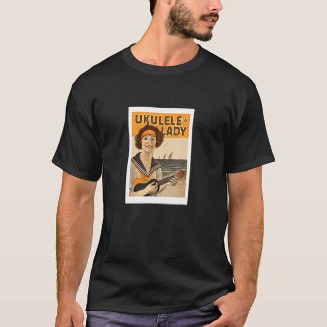 Ukulele Lady  For Women T-Shirt (Front)