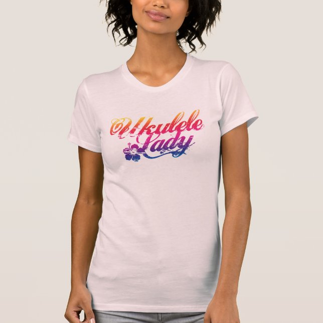 Ukulele Lady T Shirt (Front)