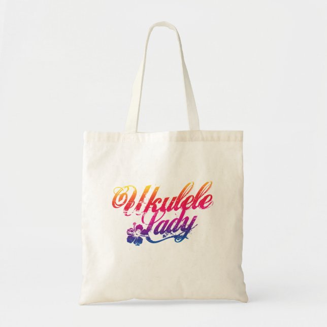 Ukulele Lady Tote Bag (Front)