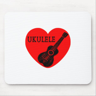 Ukulele Love Mouse Mat