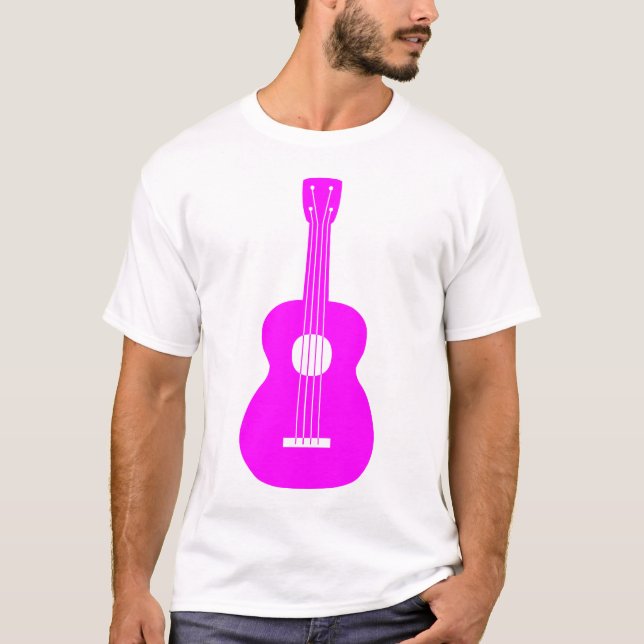 Ukulele - Magenta T-Shirt (Front)
