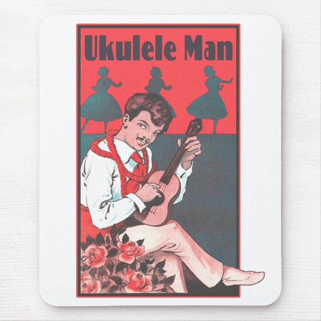 Ukulele Man Mousepad (Front)