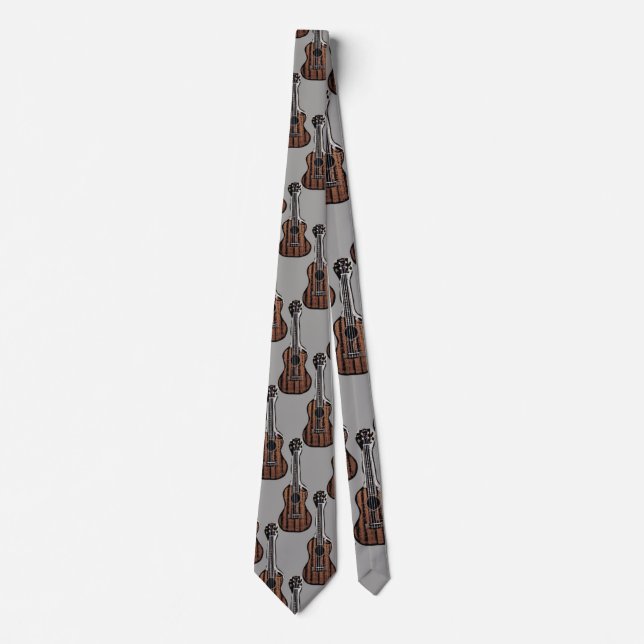 Ukulele Mania Tie (Front)