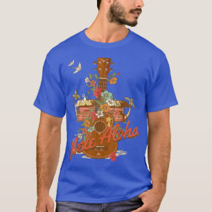 Ukulele Mele Aloha Hawaii for Island Music Lovers T-Shirt