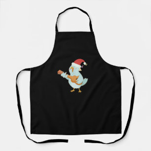 Ukulele Merry Christmas Apron