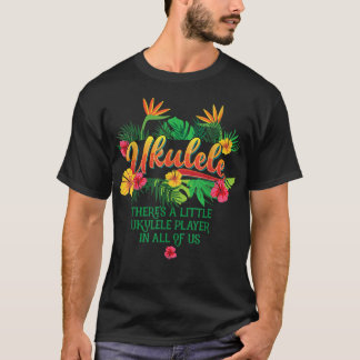 Ukulele Music Tee, Hawaiian For Men and Women, Lov T-Shirt