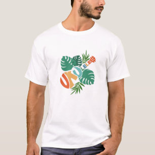 Ukulele Musician Hawaii Gift T-Shirt