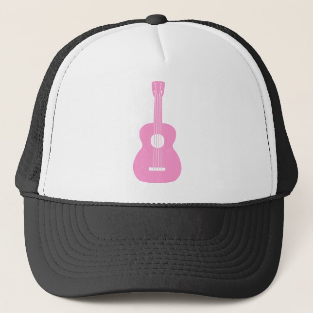 Ukulele - Pink Trucker Hat (Front)
