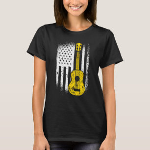 Ukulele Player Hawaii USA American Ukulele T-Shirt