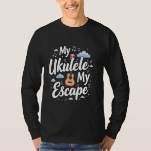 Ukulele Player Hawaiian Music Tropical Island T-Shirt