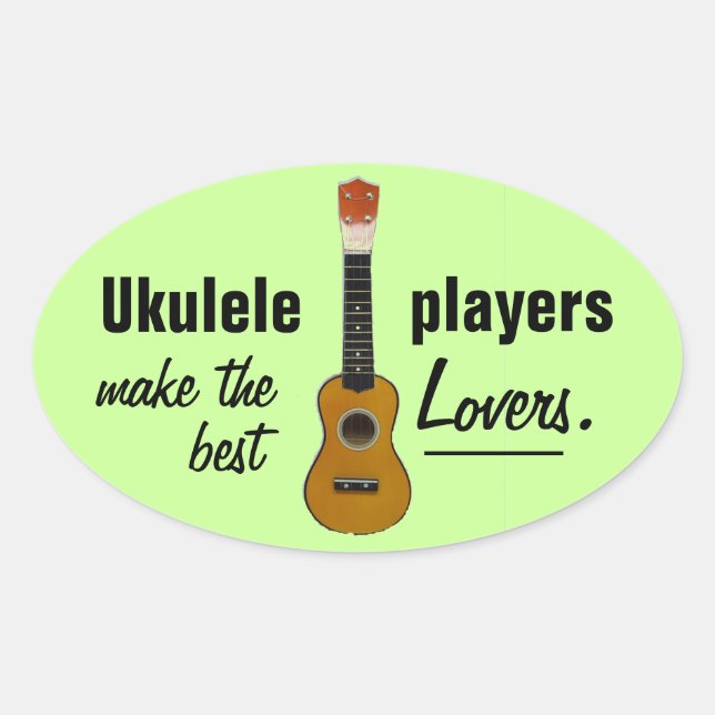 UKULELE PLAYERS stickers (4) (Front)