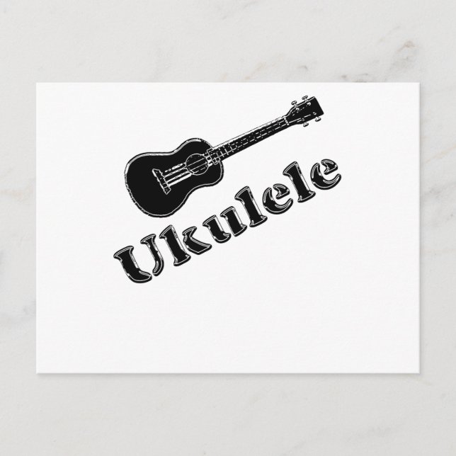 Ukulele Postcard (Front)