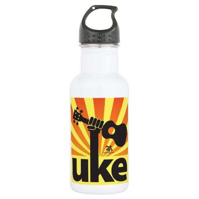Ukulele Power 532 Ml Water Bottle (Front)
