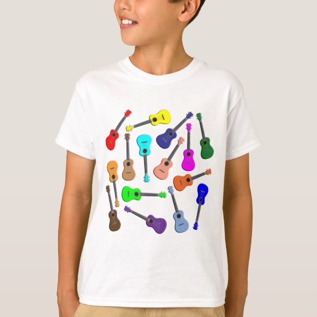 Ukulele Rainbow T-Shirt (Front)