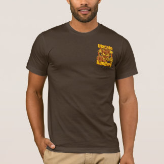 Ukulele Rangers Singing Bear (back) w/Pocket Logo T-Shirt
