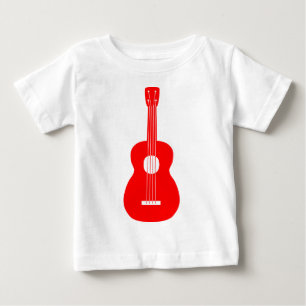 Ukulele - Red Baby T-Shirt