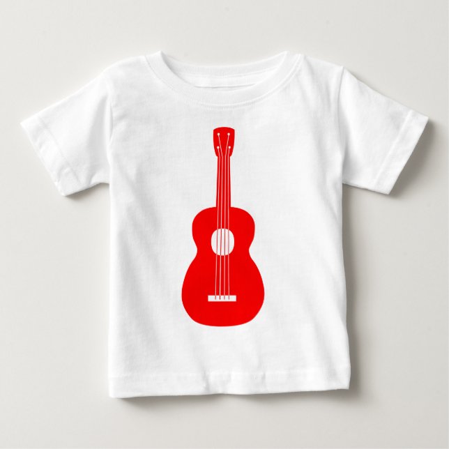 Ukulele - Red Baby T-Shirt (Front)