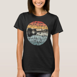 Ukulele Retro Uke Player Ukulele Guitar Music T-Shirt