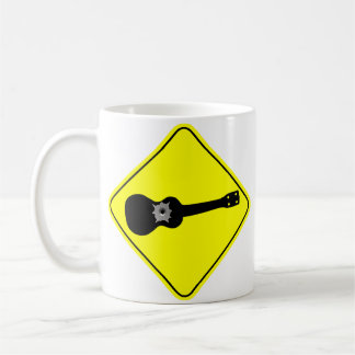 Ukulele Road Sign Mug
