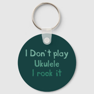 Ukulele Rock It Keychain