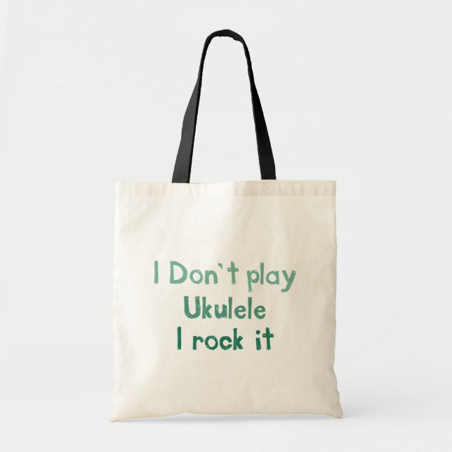 Ukulele Rock It Totebag Tote Bag (Front)